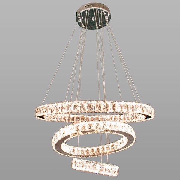 

Люстра LED DIASHA хрустальна 7201F/650+400+200