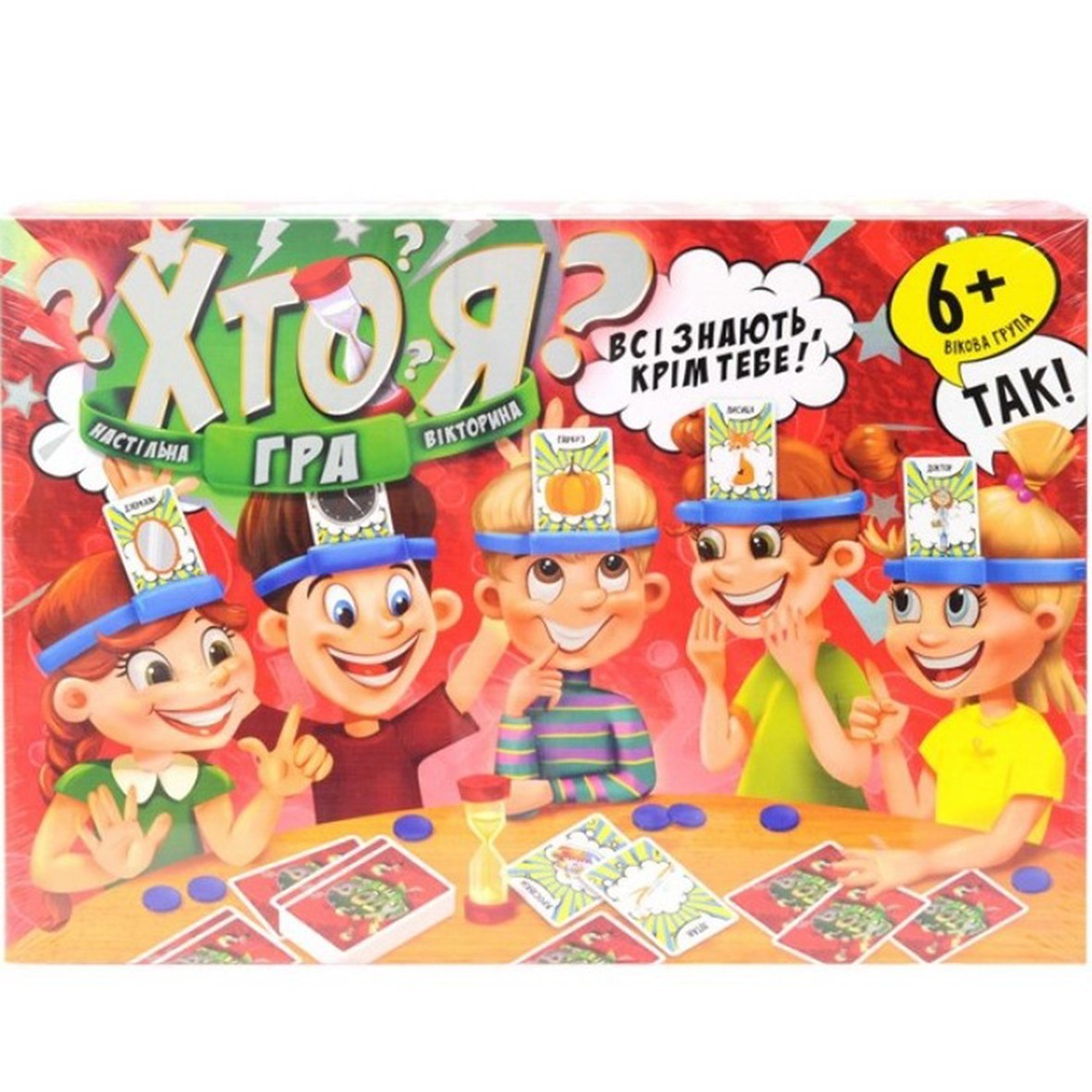

Детская настольная игра "ХТО Я" Danko Toys 7499DT (УКР)