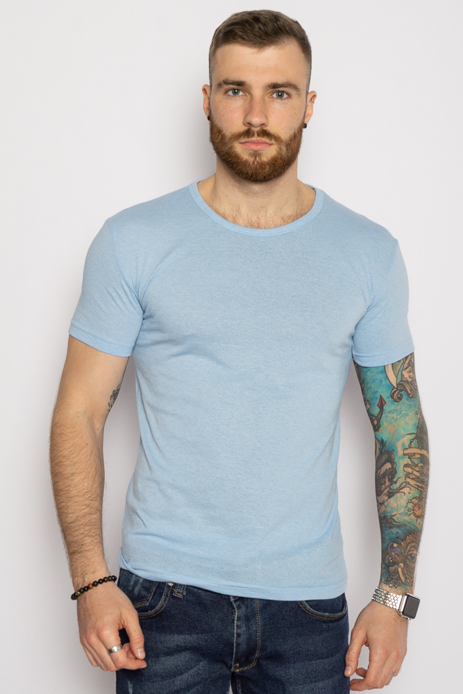 

Футболка базовая Time of Style 627F014 XXL Голубой