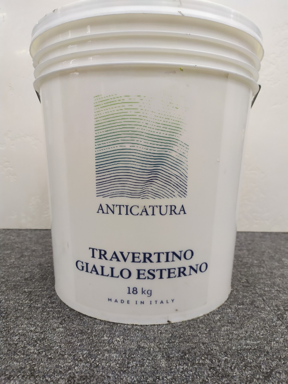 

Известковая фасадная штукатурка травертин Anticatura Travertino Giallo Esterno 18 кг
