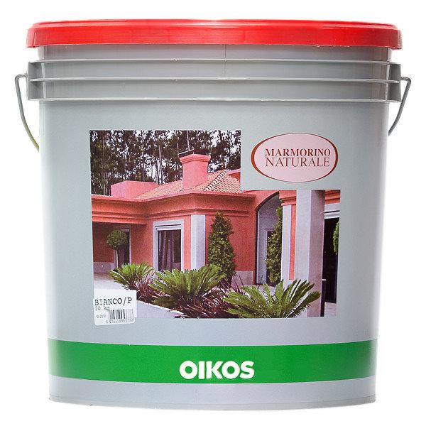 

Декоративная штукатурка Oikos Marmorino Naturale White 20 кг