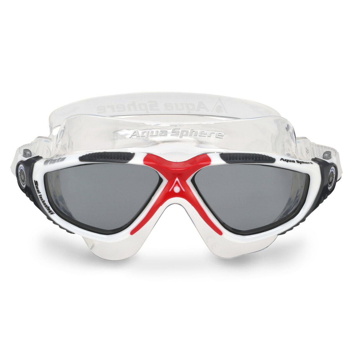 

Окуляри для плавання Aquasphere VISTA біло-червоний лінзи темні (172640)