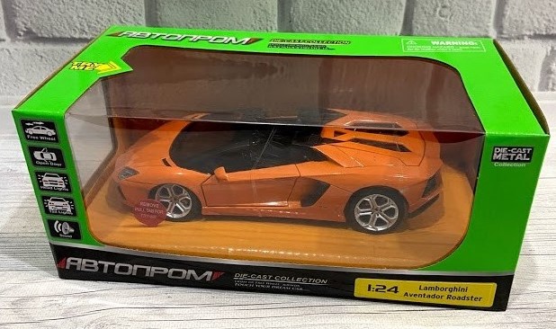 

Инерционная модель автопром Lamborghini Aventador roadster 1/24 68274a