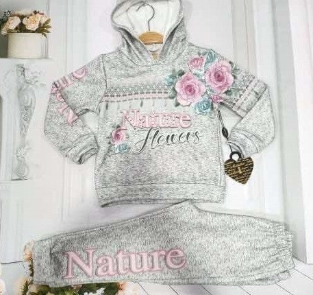 

Комплект (свитшот с капюшоном + брючки) MOONSTAR NATURE SILVER 122 см