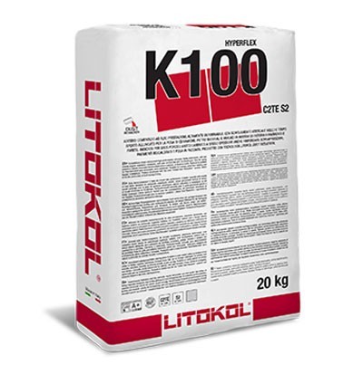 

Цементный клей с высокой деформационной способностью LITOKOL HYPERFLEX K100 серый 20 кг