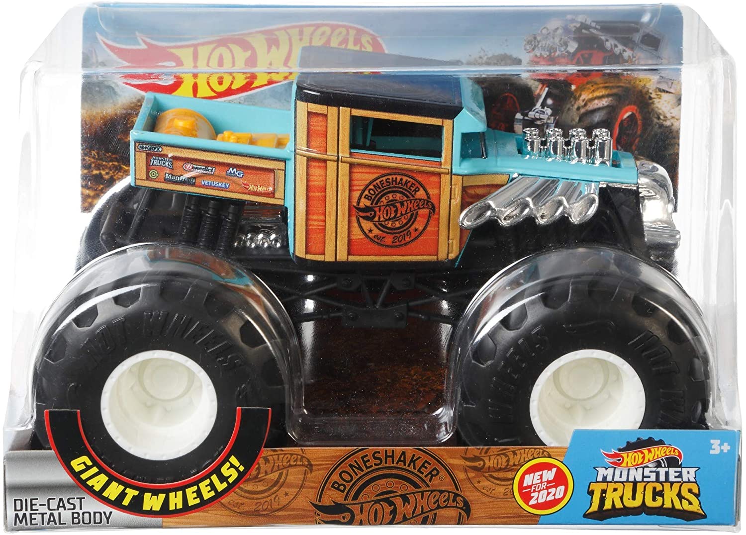 

Машинка Монст Трек Милк Бон Шакер Monster Trucks Milk Bone Shaker Mattel GEL05