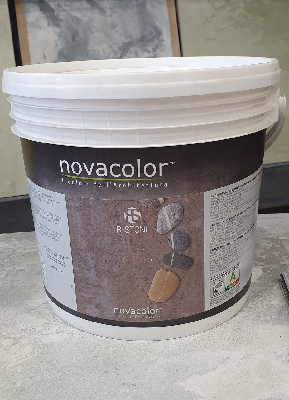 

Акриловая штукатурка с эффектом античной патины Novacolor R-Stone Fondo 1 кг