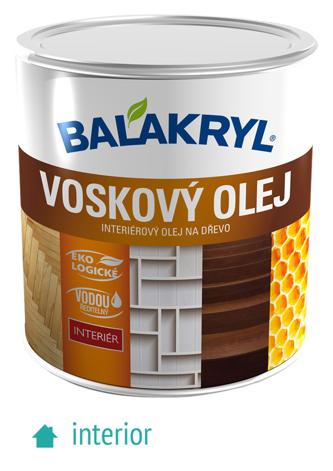

Восковое Масло для дерева Balakryl Voskovy Olej Натураль 0,75 л