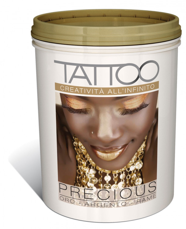 

Декоративная краска Tattoo Precious Base Argento 1 л
