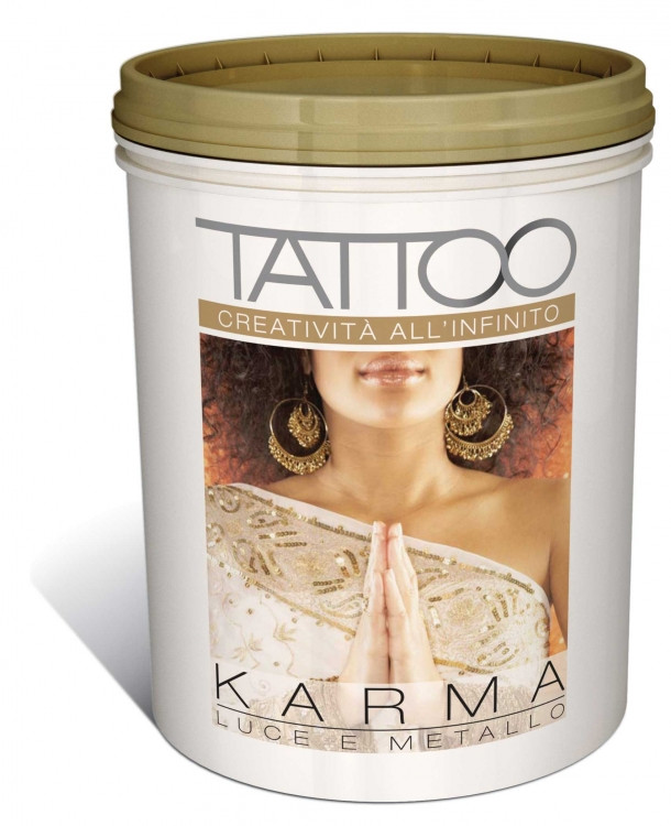 

Декоративная краска Tattoo Karma Marrakech base Argento 1 л