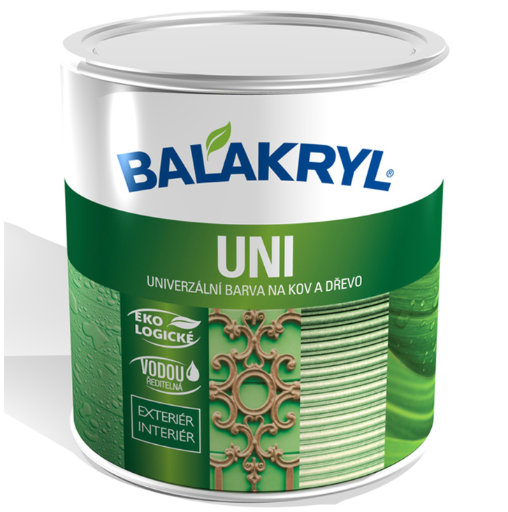 

Краска для дерева и металла Balakryl Uni Satin Серая 2,5 кг