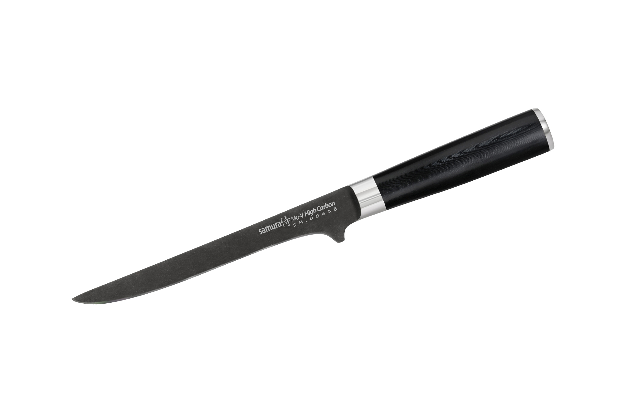 

Нож кухонный обвалочный Samura MO-V Stonewash 165 мм (SM-0063B)