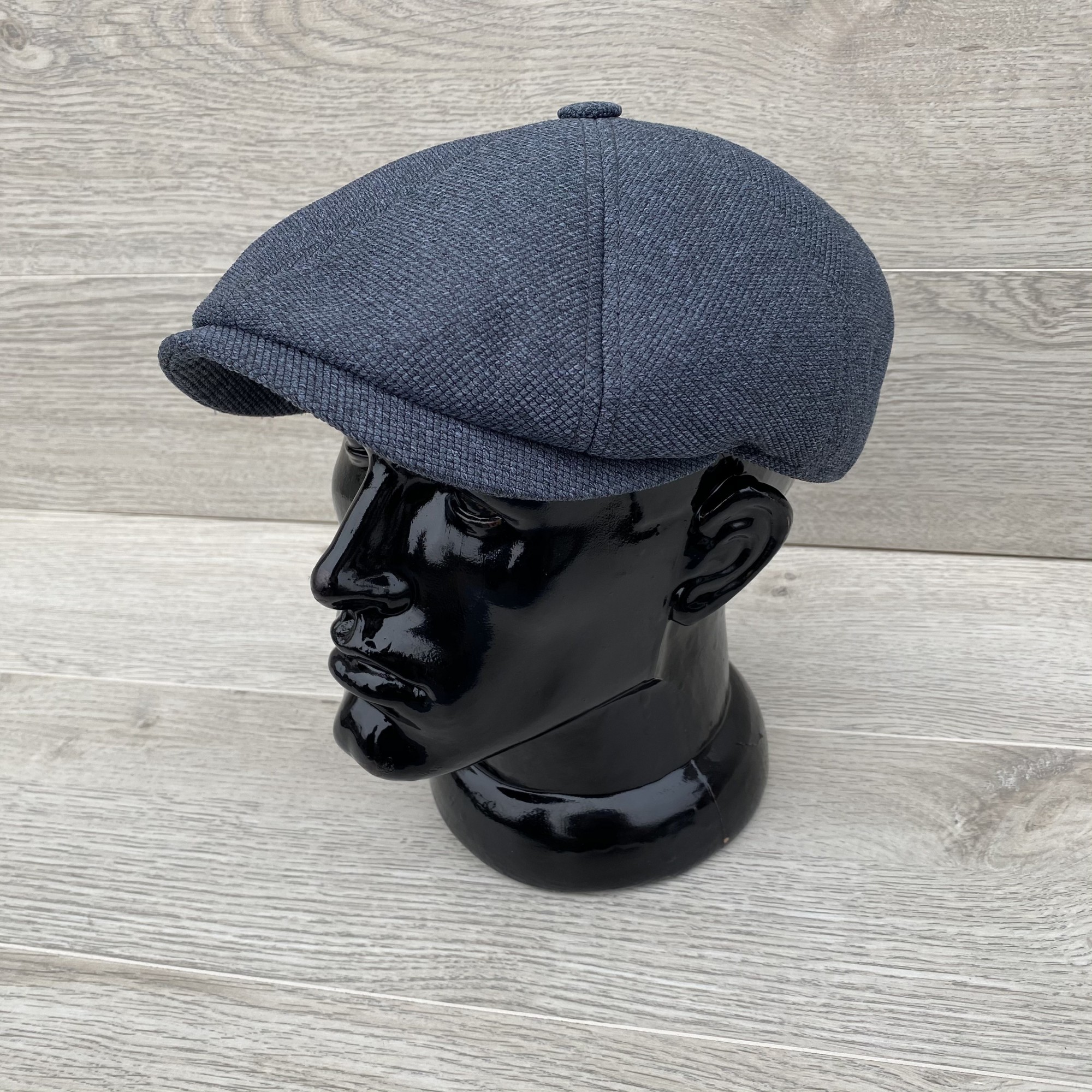 

Восьмиклинка кепка хулиганка мужская ASSA 57 синяя