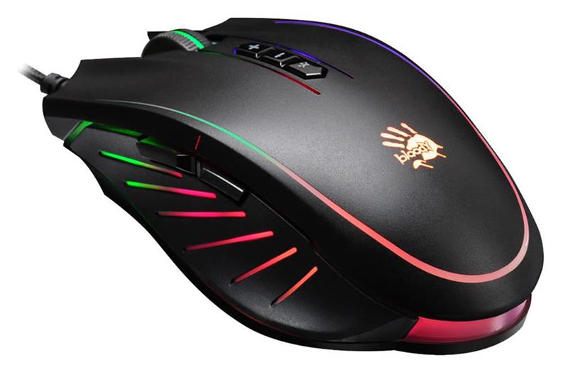 

Мышь A4Tech Q81 Bloody Neon XGlide Curve Black USB