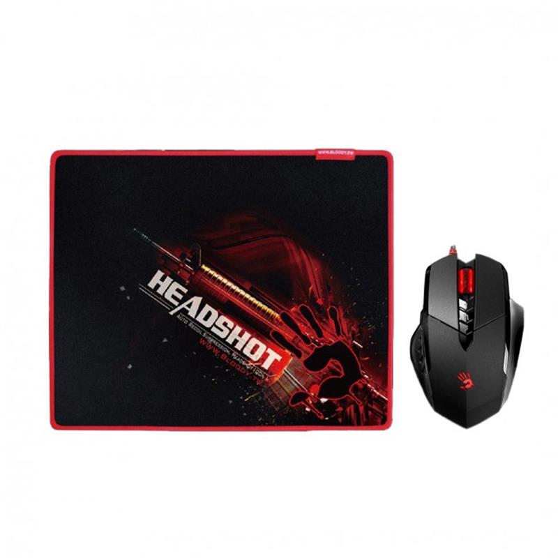 

Мышь A4Tech V7M Bloody Black USB + коврик Bloody B-071