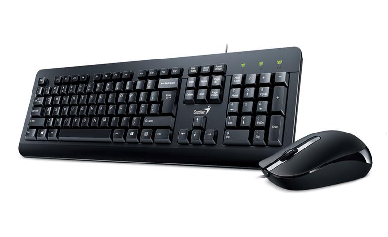 

Комплект (клавиатура, мышь) Genius KM-160 UKR (31330001419) USB Black