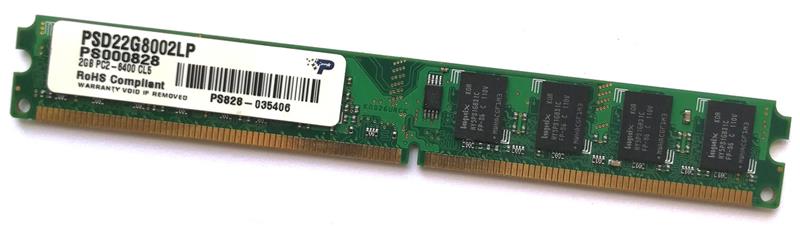 

DDR2 2GB/800 Patriot (PSD22G8002LP) Refurbished