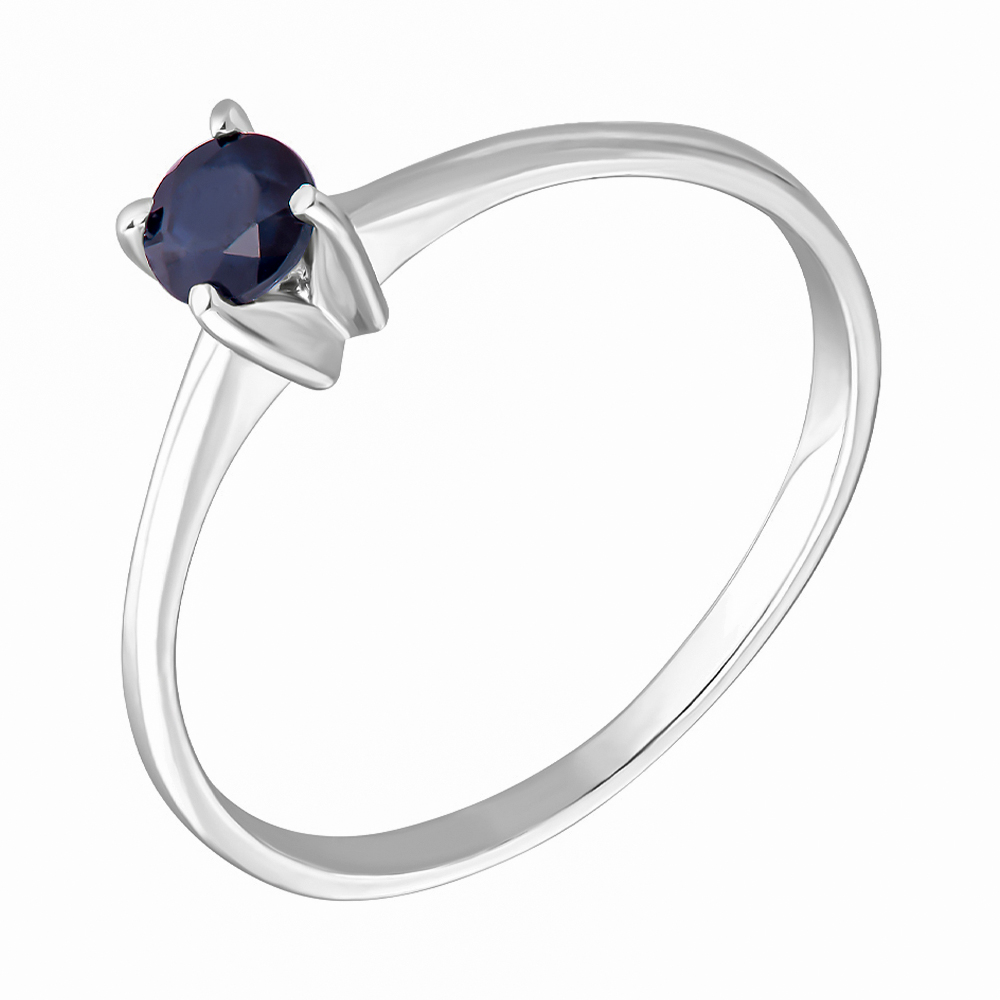 

Серебряное кольцо с сапфиром 000133807 16.5 размера