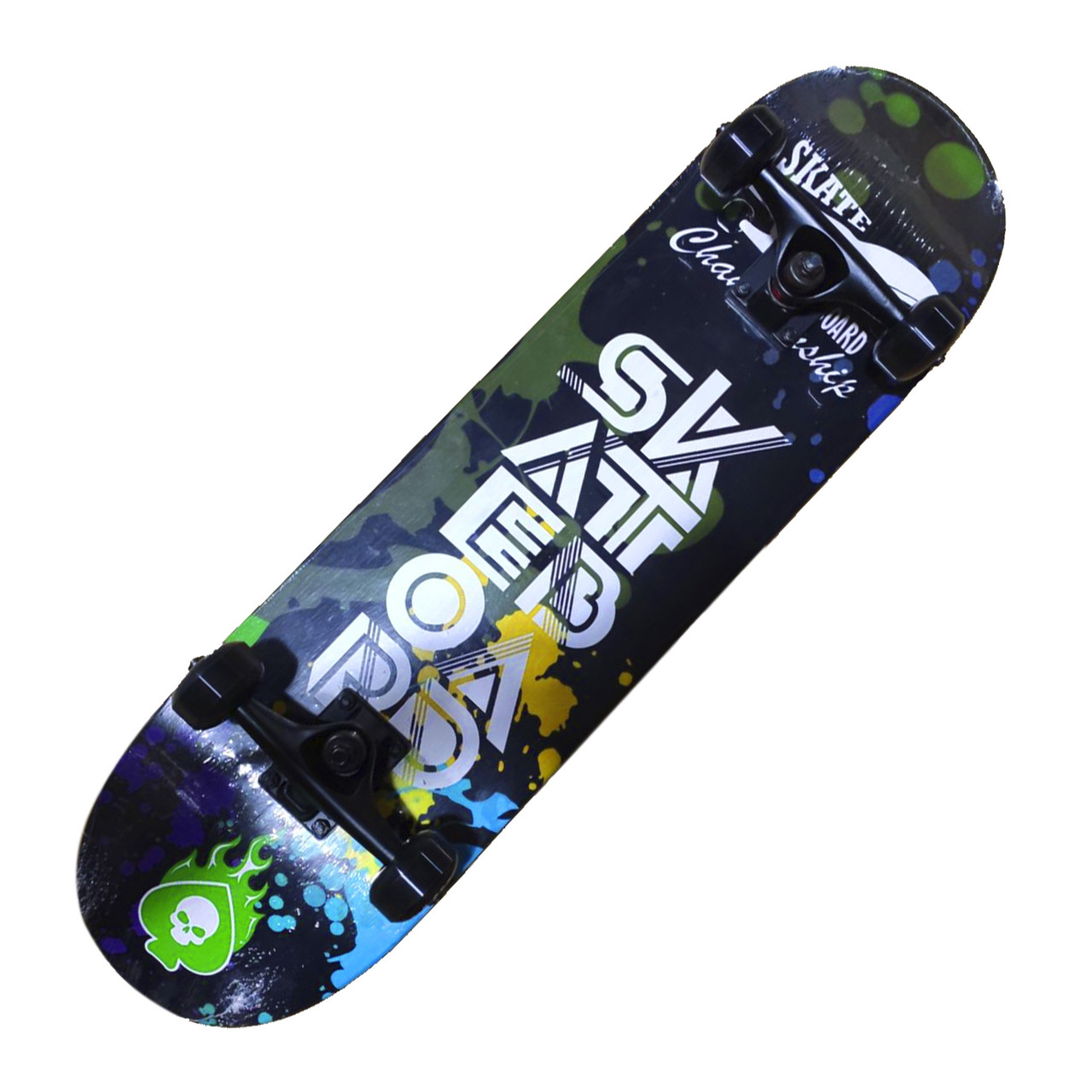 

Скейтборд деревянный Scale Sports Skateboard черный цвет
