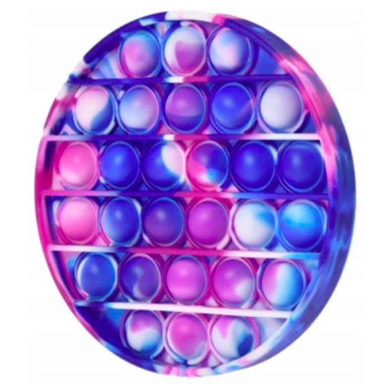 

Игрушка антистрес Pop It, сенсорная игрушка Круг fidget, поп-ит, popit - Вечная пупырка сине-фиолетовая