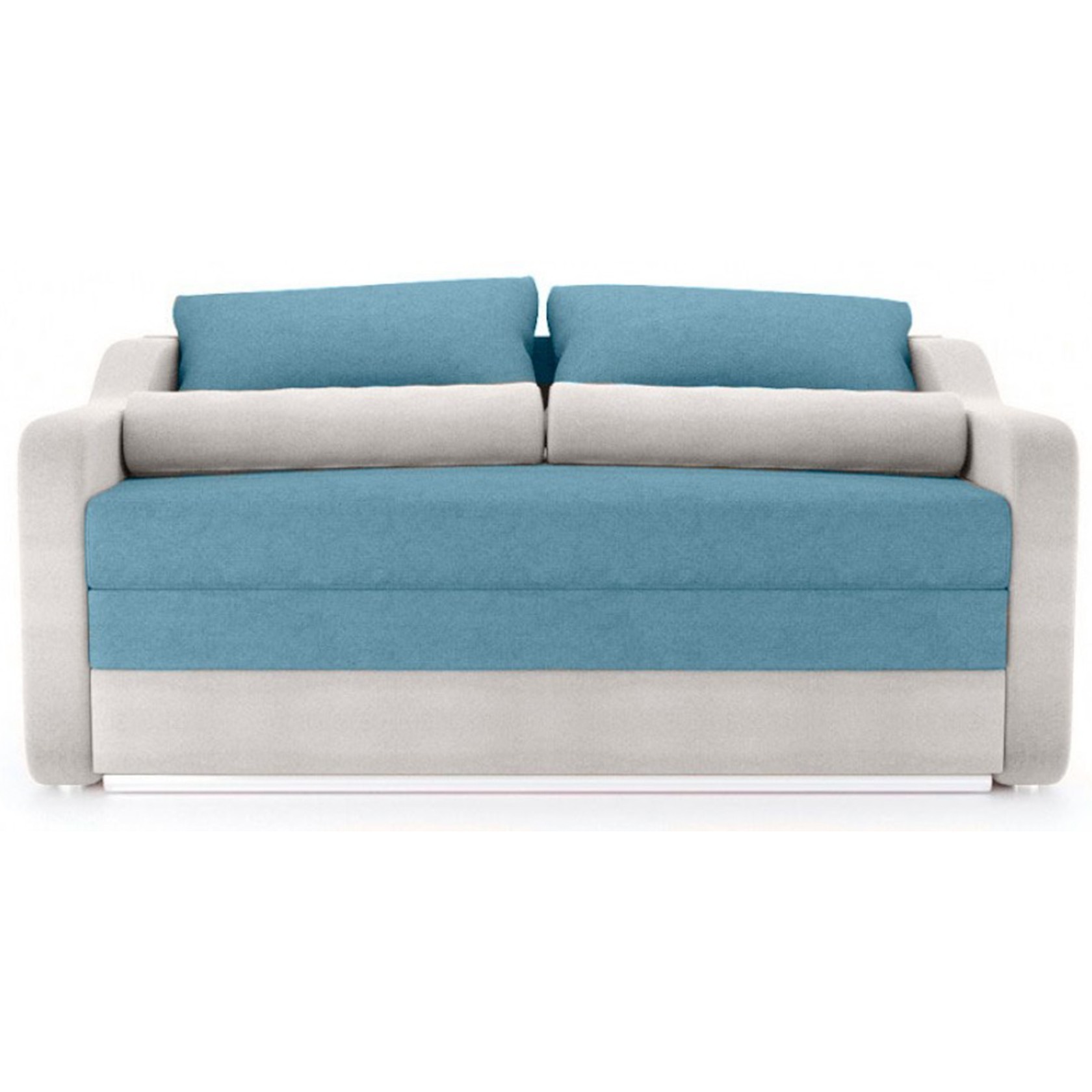 

Прямой диван Борей (Мебель Софиевки) Голубой 105х190 см 11185_1