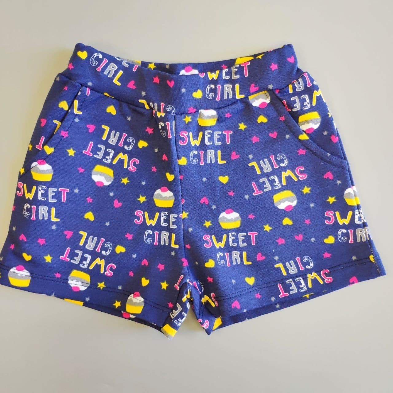 

Летние шорты для девочек Merry Bee Sweet Girl 12353 110см Темно-синий