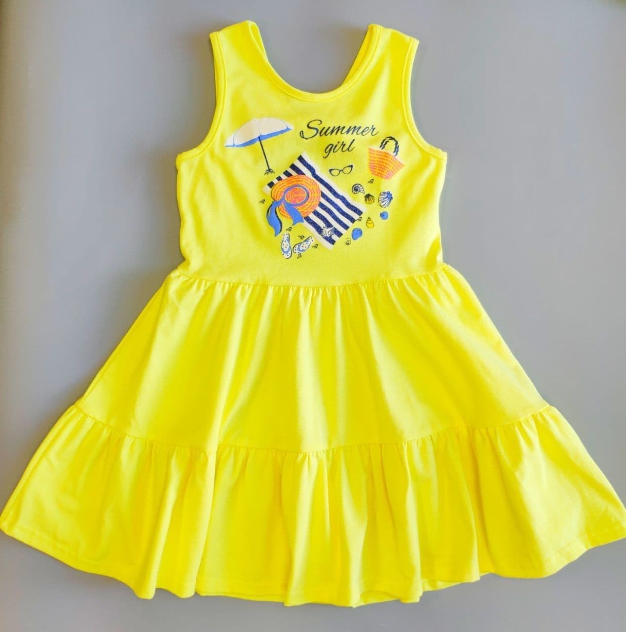 

Летнее платье Smil Summer Girl 120248 116см Желтый