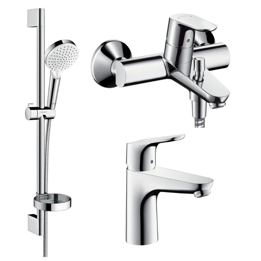 

Набор смесителей для ванны HANSGROHE Focus 3 в 1 (1092019)
