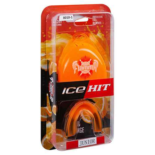 

Капа Flamma IceHit Junior, односторонняя, с запахом, оранжевая, 8010-1