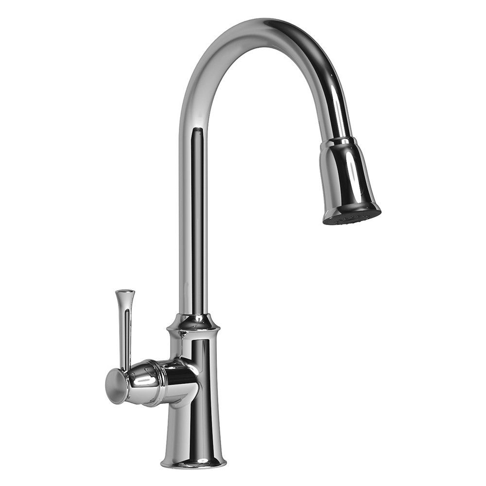 

Смеситель для кухни Imprese Podzima Ledove ZMK01170115 с выдвижной лейкой
