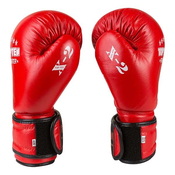 

Боксерские перчатки TopTen X-2 кожа, 8oz, красный, TT-X28R