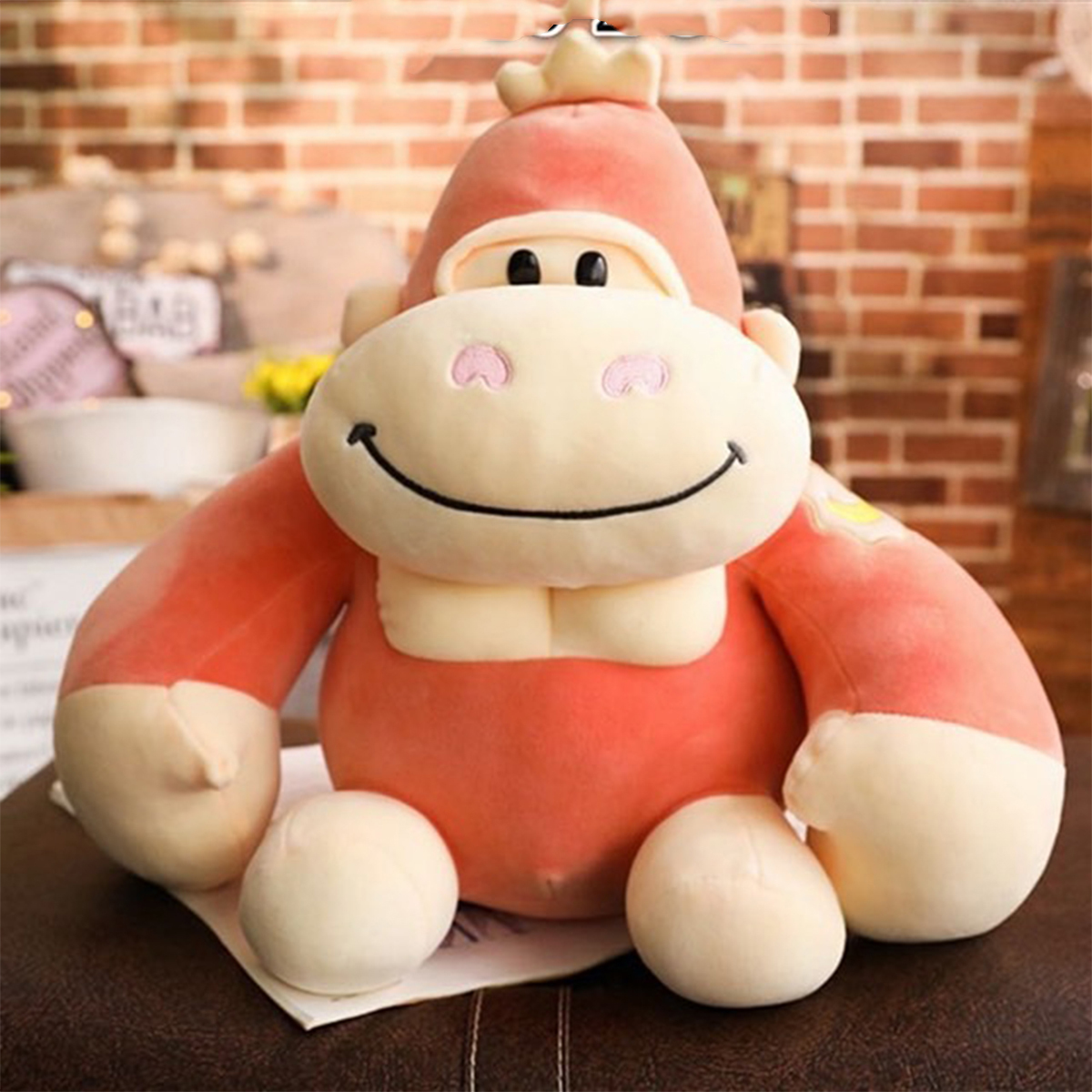 

Игрушка плед трансформер 3 в 1 Happy Toys микрофибра (30672) Горилла Розовый