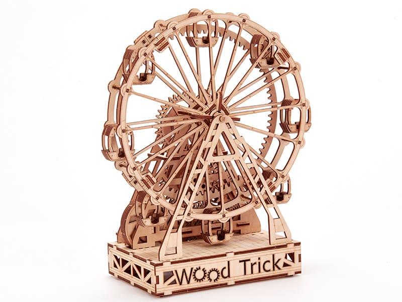 

Конструктор деревянный Механическое колесо обозрения 3D. Wood trick пазл.