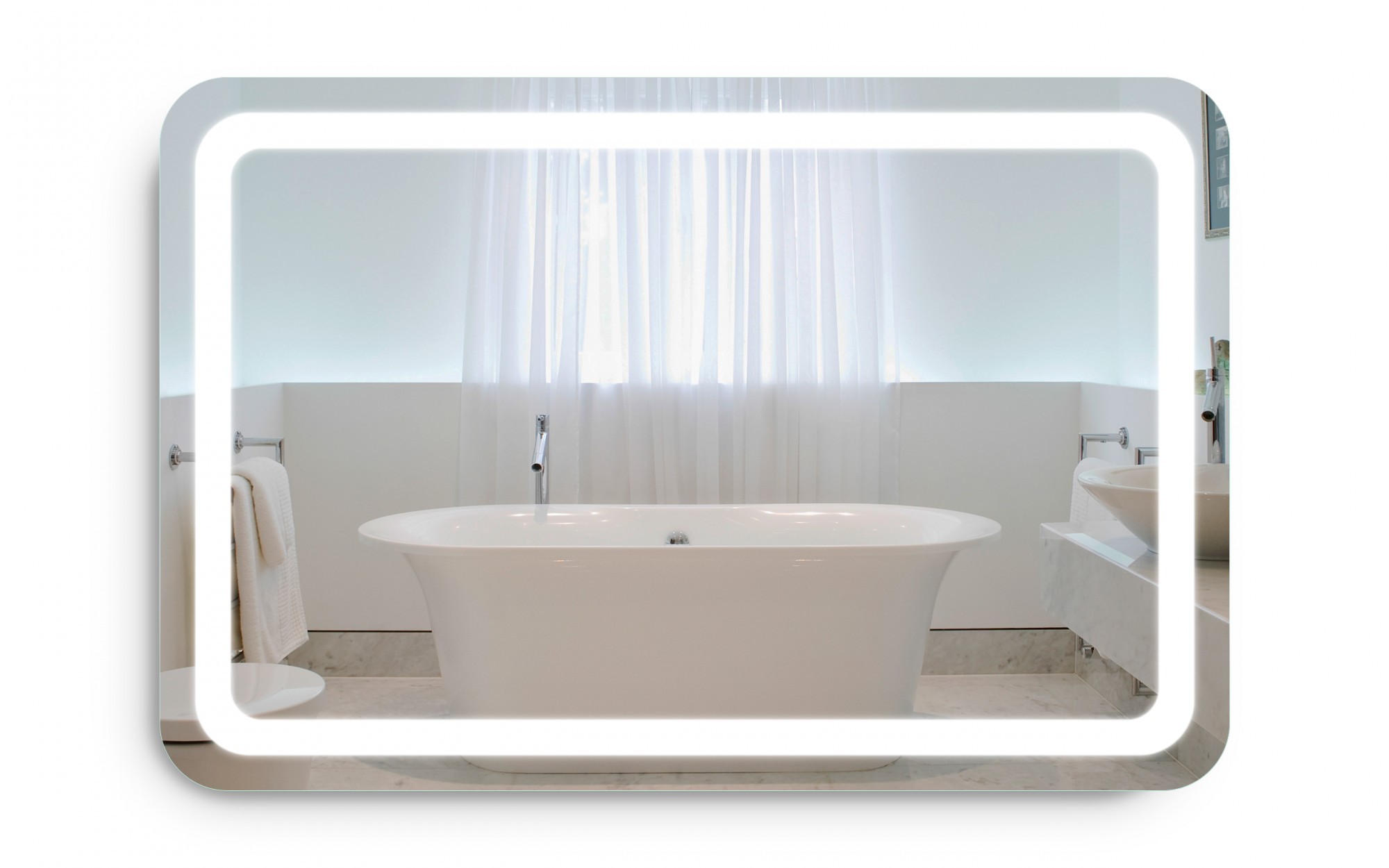 

Зеркало с LED подсветкой ECUADOR 80х120