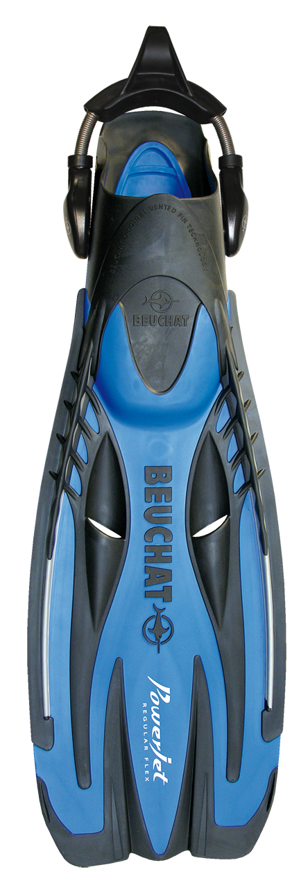 

Ласты Beuchat Power Jet с пружинным ремешком синие Синий M/L