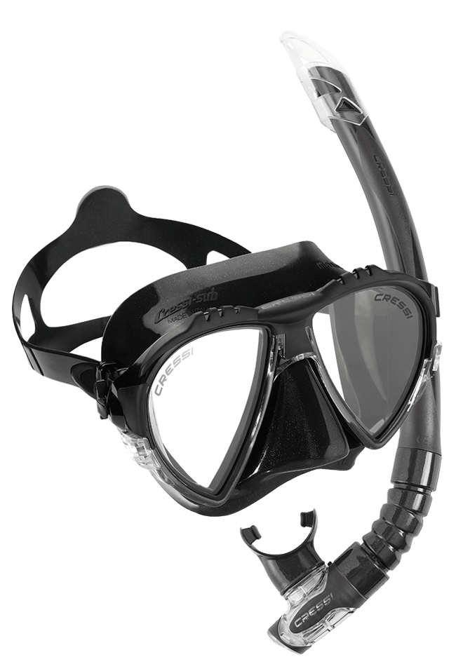

Набор Cressi Matrix Set (маска Matrix + трубка Gamma) черный