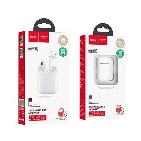 

Наушники Bluetooth Hoco ES32 TWS Original white (red case в подарок)