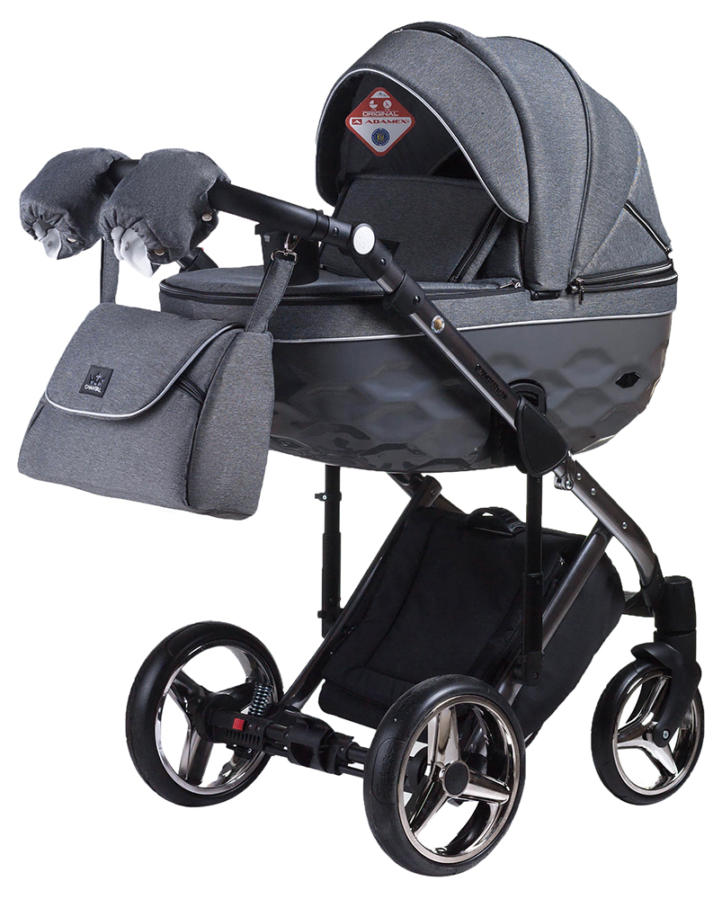 

Коляска 2 в 1 Adamex Chantal Polar (Graphite) C5 графитовый (622726)
