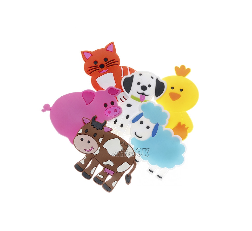 

Игрушки на присосках для купания в ванной Ферма, KinderenOK (061113)