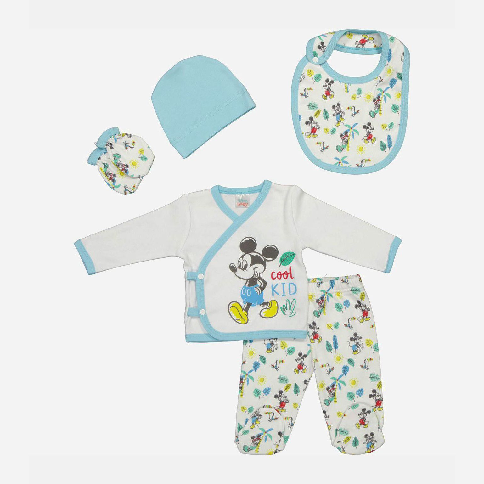 

Комплект 5 ед. Disney Mickey Mouse MC17256 56-62 см Бело-голубой