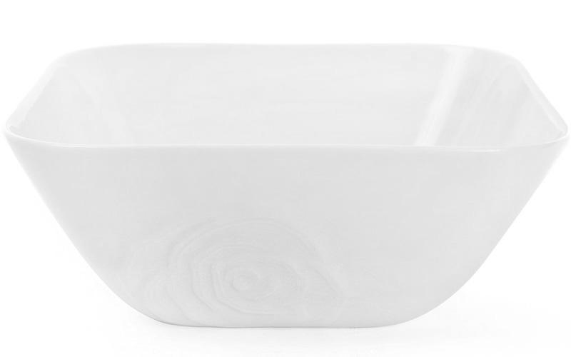 

Большой фарфоровый салатник White Rose квадратный 2.8л (белый фарфор) (psg_BD-558-522)