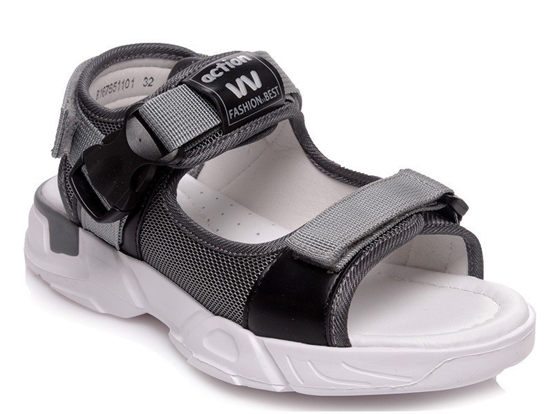 

Сандалі Weestep (36р.) 22,5 см сірі з білим