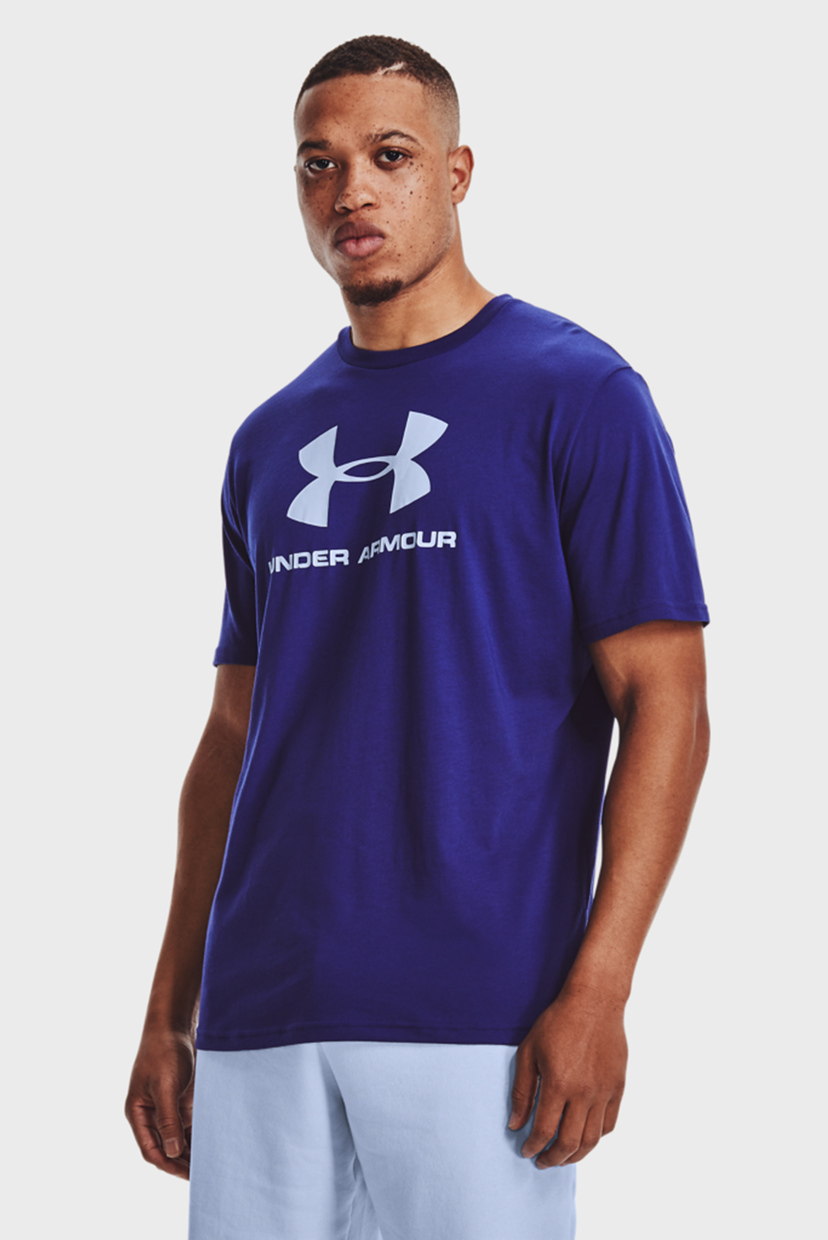 

Мужская синяя футболка UA SPORTSTYLE LOGO SS Under Armour  1329590-415, Мужская синяя футболка UA SPORTSTYLE LOGO SS Under Armour S 1329590-415