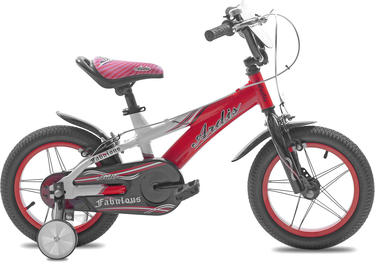 

Детский велосипед Ardis Fabulous 14" 9" 2021 Бело-красный (0423)