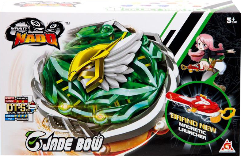 

Волчок Infinity Nado Auldey V серия Original Jade Bow Нефритовый Лук (YW634303)