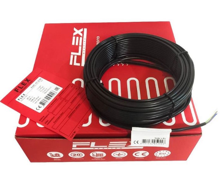 

Flex двухжильный тонкий кабель EHC-17.5 700 Вт. (40 м)