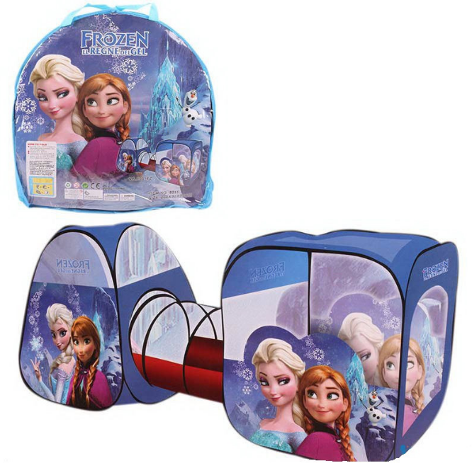 

Детская палатка Frozen с тунелем(78890)