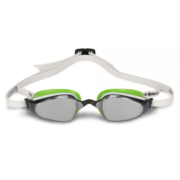 

Очки для плавания Michael Phelps K180 Mirror (бело-зелёный)