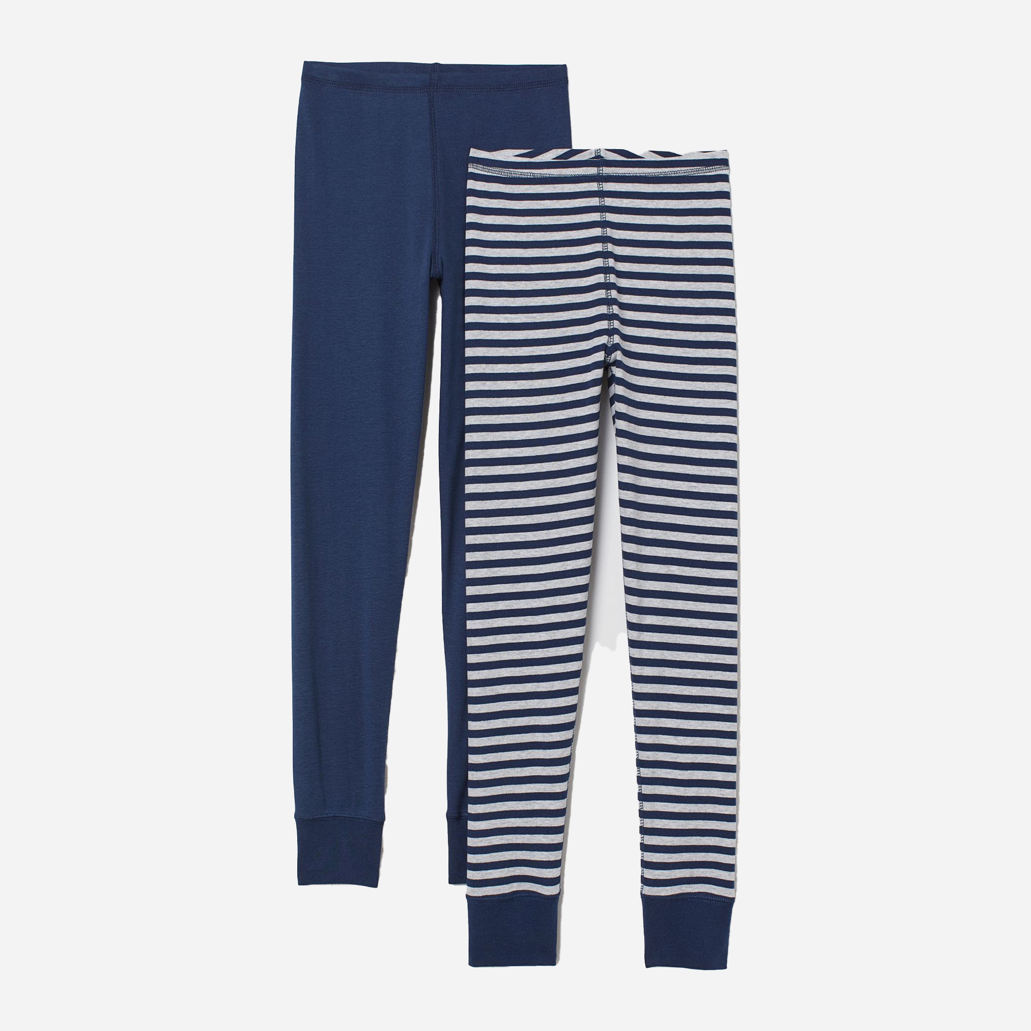 

Штаны пижамные H&M 1005-4857269 170 см Сине-серый/Полоска