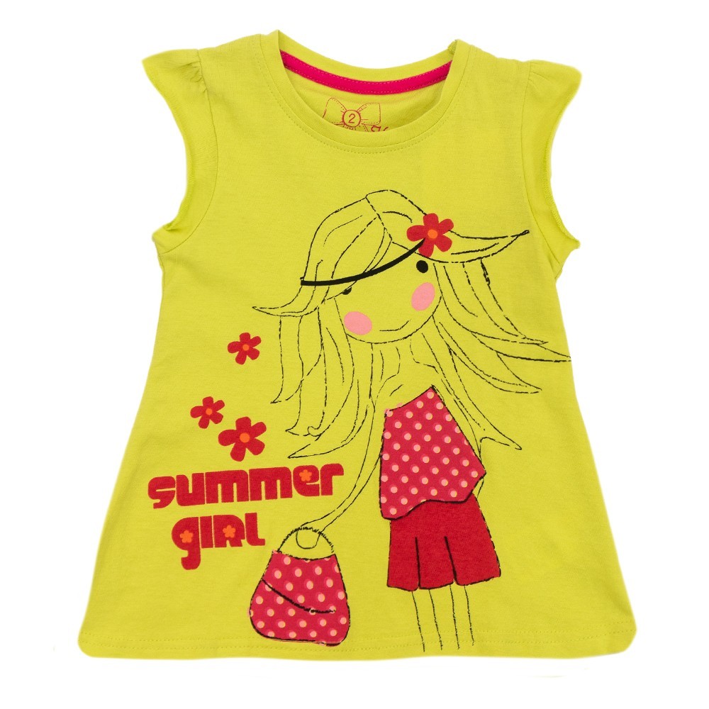 

Футболка Losan Kids girls (316-1201AD/20) Горчичный 3 Years-98 см